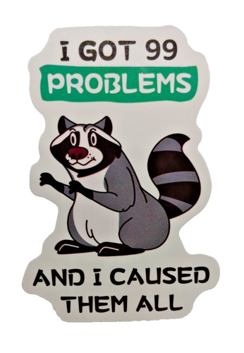 RACOON-Sticker/Decal-Humor-Ani