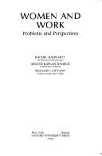 Women and work problems - women,